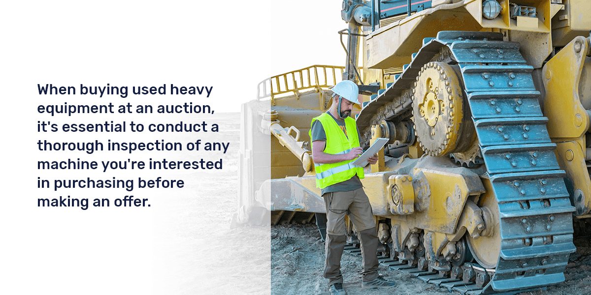 How to Inspect Heavy Equipment Properly