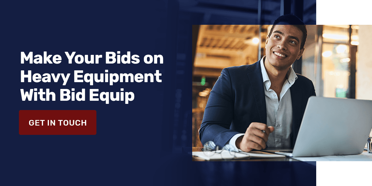 Make your bid on heavy equipment with Bid Equip 
