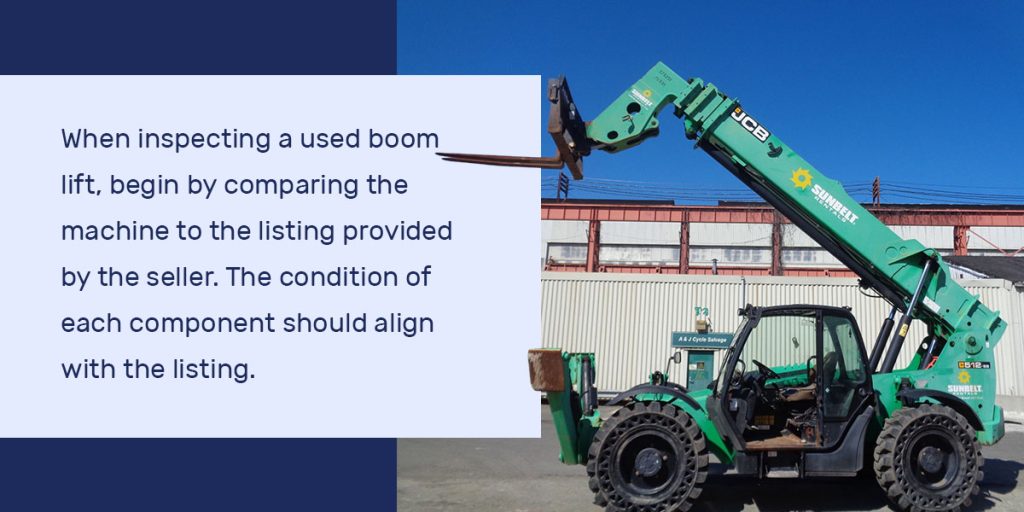 How to Inspect a Used Boom Lift
