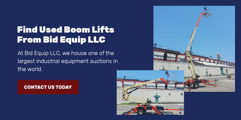 Find Used Boom Lifts From Bid Equip LLC